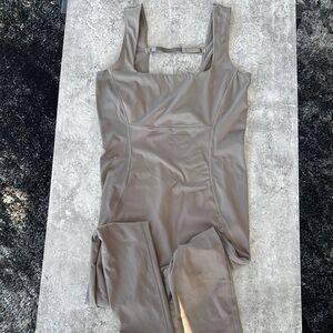 Fabletics Taupe Jumpsuit